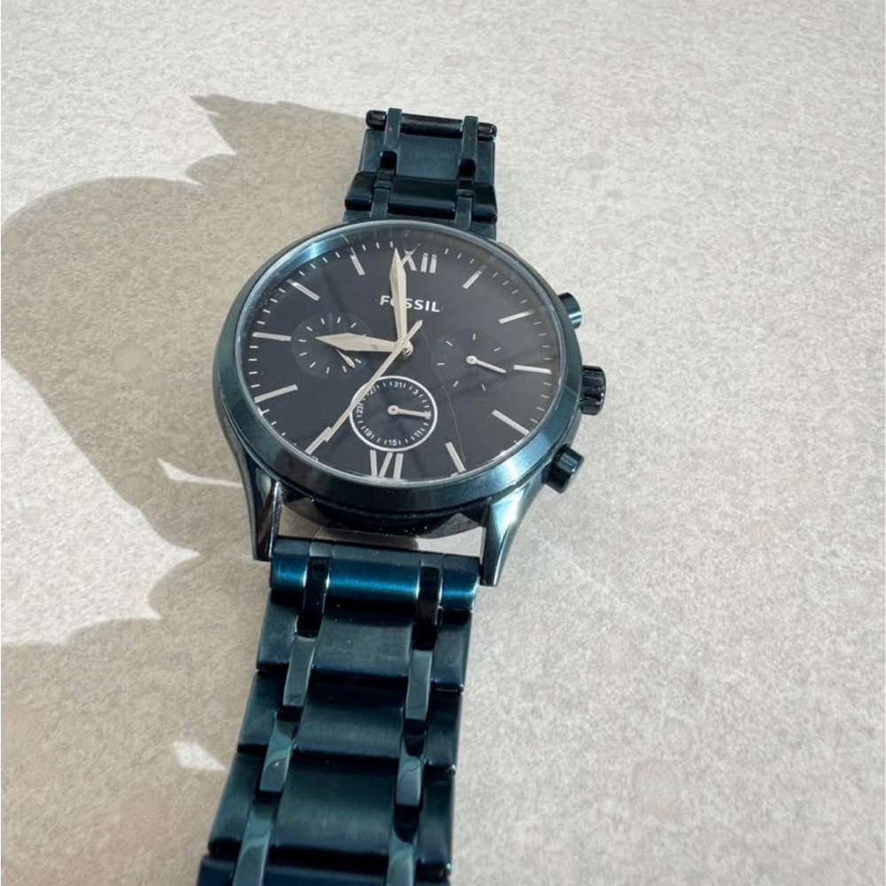 Beautiful nautical blue Fossil watch